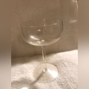 Crystal champagne glass France 30s
